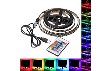 LED RGB pásik – Osvetlenie za televíziu – 2 metre