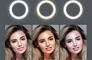 LED kruhové svetlo pre streamerov a youtuberov - 26 cm