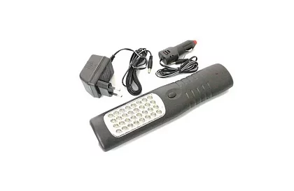 Nabíjacia AKU LED montážna lampa s háčikom a magnetom