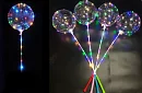 LED svietiaci balón s rukoväťou