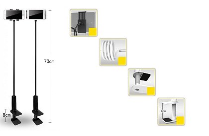 Stolný držiak na mobilné telefóny i tablety s dlhým ramenom