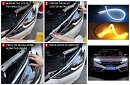 Flexibilný LED pásik do auta - dynamické blinkre + denné svietenie