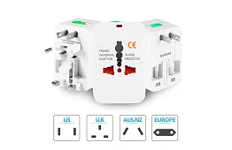 Medzinárodný univerzálny adaptér pre cestovateľov