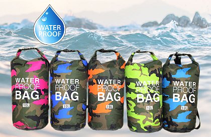 Vodotesný vak DRY BAG - ochráni veci pred vodou