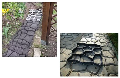 Forma na betónové chodníky –  36x36 cm