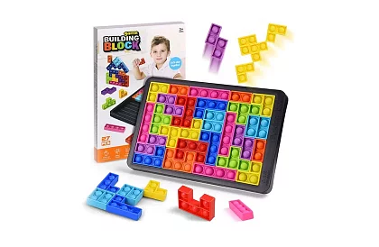 POP IT antistresová stavebnica – TETRIS