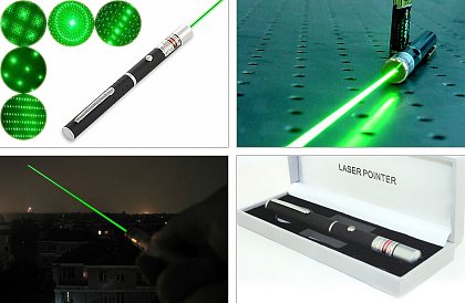 Extrémne svietivý laser - Green Pointer