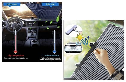 Clona do auta proti slnku - Car windshield sunshade
