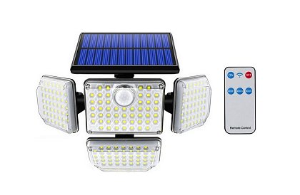 Solárne osvetlenie 181 LED, 9W so senzorom pohybu