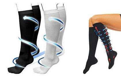 Kompresné zdravotné ponožky - Miracle Socks - 2 páry