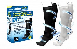 Kompresné zdravotné ponožky - Miracle Socks - 2 páry