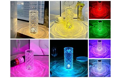 Dotyková RGB stolná lampa – Crystal Diamond