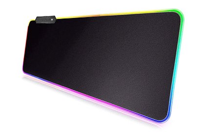 Herná podložka pod myš a klávesnicu s RGB podsvietením – 80 x 30 cm