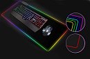 Herná podložka pod myš a klávesnicu s RGB podsvietením – 80 x 30 cm