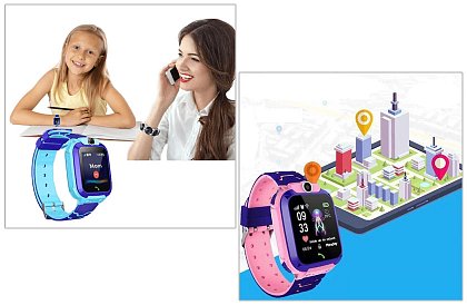 Detské chytré hodinky s kamerou a GPS lokátorom
