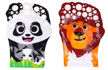 Zábavné rukavice s bublifukom – 4 kusy