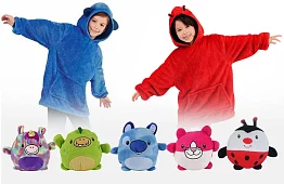 Kids Hoodie 3 v 1 –  Vankúšová mikina - Mikina, vankúš a hračka