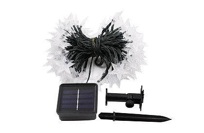 Dekoratívna vonkajšia solárna reťaz so 40 LED – Lights Star