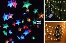 Dekoratívna vonkajšia solárna reťaz so 40 LED – Lights Star