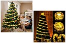 Vianočná svietiaca LED stuha - Ribbon Gold – 5 metrov