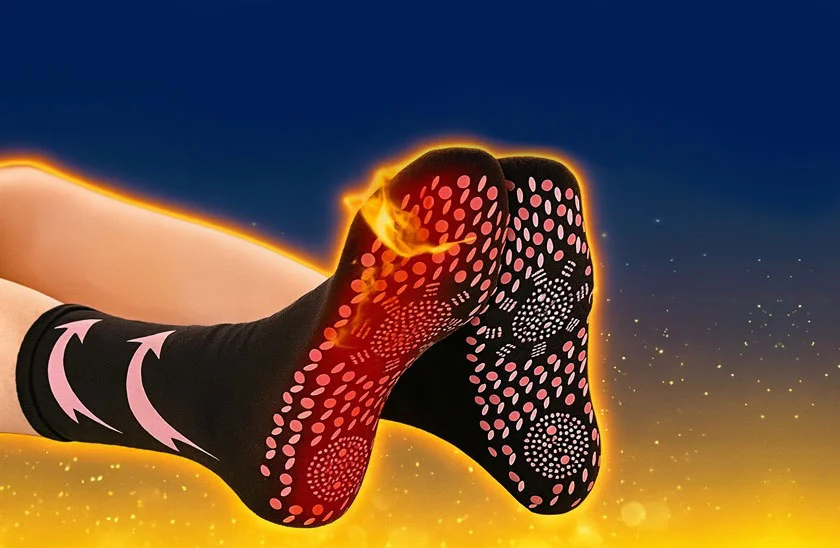 Samonahrievacie ponožky s turmalínom
