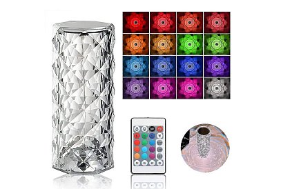 Dotyková RGB stolná lampa – Diamond Crystal Lamp