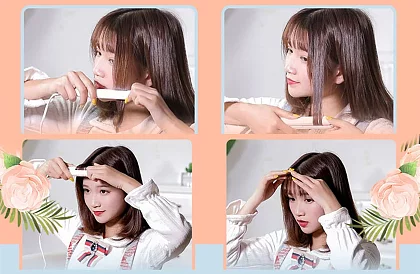 Mini cestovná žehlička na vlasy