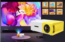 Mini prenosný LED projektor