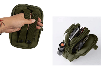 Outdoorová vojenská sada - brašna + taktický opasok