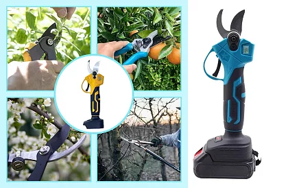 AKU záhradné nožnice HAYAMI HA 1040 + 2 batérie