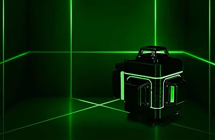 4D Laserová vodováha 360° – 16 línií – nivelačný laser