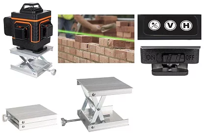 4D Laserová vodováha 360° – 16 línií – nivelačný laser