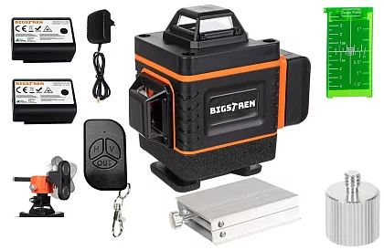 4D Laserová vodováha 360° – 16 línií – nivelačný laser