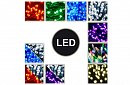 Vianočné osvetlenie 100 LED - Reťaze v 10 farbách s dĺžkou 10 metrov.