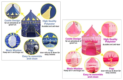 Detský stan – Hrad pre princa či princeznú