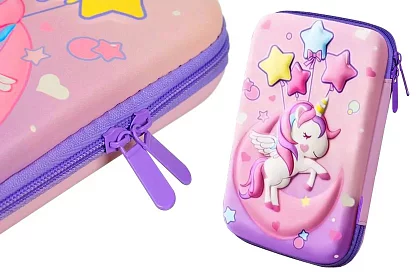 Školský peračník – puzdro Jednorožec s 3D grafikou