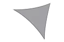 Stíníca slnečná plachta trojuholník 4 x 4 x 4 m – Sivá