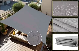Tieniaca slnečná plachta 3 x 2 m – Sivá