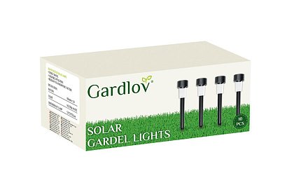 Solárne záhradné svetlá - sada 10 kusov