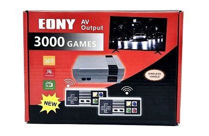 Herná retro konzola EONY s 3000 hrami a 2 bezdrôtovými ovládačmi