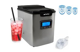 Výrobník ľadu 12 kg/deň – 3 veľkosti kociek, časovač