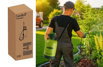 Ručný tlakový postrekovač GARDLOV 8 litrov – maximálny dosah a pohodlie