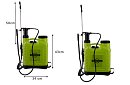 Ručný chrbtový postrekovač GARDLOV 16 litrov