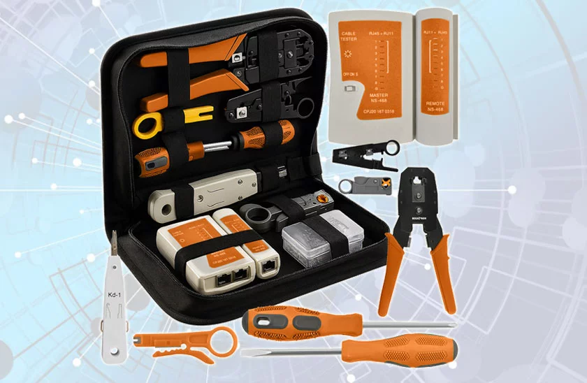 Tester káblov a krimpovacia sada – všetko pre inštaláciu vašej ethernet siete