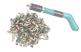 Náhradné nastreľovacie klince pre NailFixer – 25 mm – 200 ks
