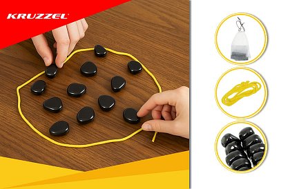 Magnetické kamene 40 ks – Zručnostná a logická hra plná napätia