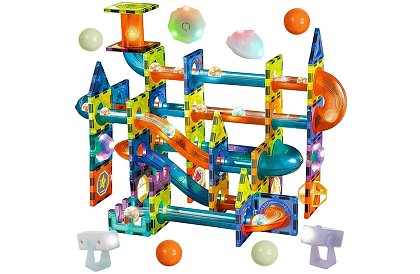 Vzdelávacia magnetická 3D stavebnica – 110 dielov