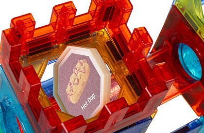 Vzdelávacia magnetická 3D stavebnica – 110 dielov