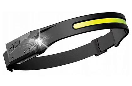 Univerzálna dobíjacia COB LED čelovka HeadLamp – 2 kusy
