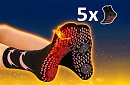 Samonahrievacie ponožky s turmalínom – 5 párov